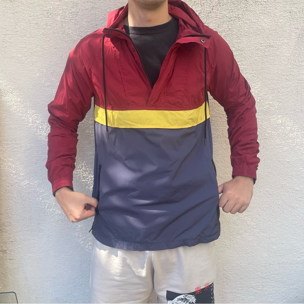 Vintage Red Pacsun Windbreaker